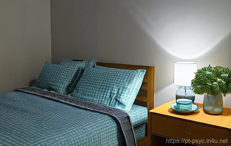 불면증 개선 식단 - **Prompt 2: Restless Night Due to Poor Choices**
    "A dimly lit bedroom scene, conveying a sense o...