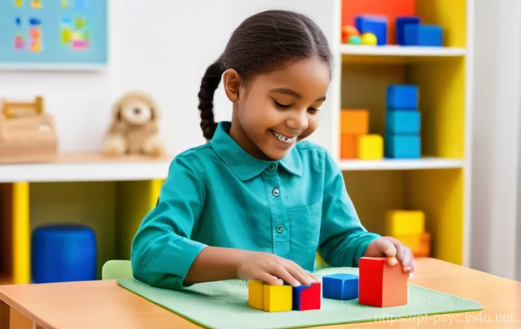 소아 ADHD 치료 비용 - **Prompt:** A diverse 8-year-old child, wearing a comfortable t-shirt and shorts, is sitting at a cl...