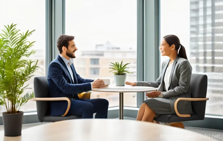 정신과 상담 주기 - **Comfort and Connection in Online Psychiatric Care**
    **Prompt:** A woman in her mid-30s, dresse...