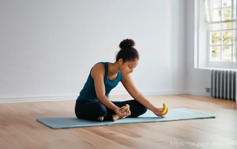 불면증 예방을 위한 생활 습관 - **Prompt: Evening Ritual of Unwinding**
    "A person engaged in a peaceful pre-sleep ritual in a wa...