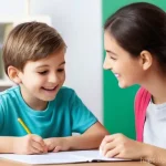 Home 16 소아 ADHD 치료 성공 사례 - **Prompt 1: A child thriving in a supportive environment.**
A bright and airy indoor scene, perh...